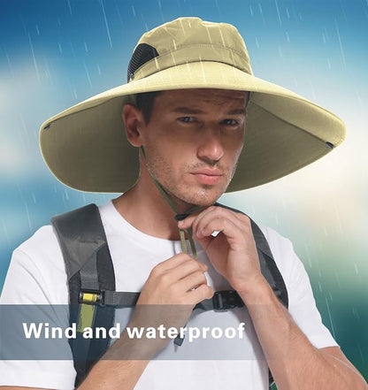 Men & Women Ultra Wide Brim hat UPF50+ Waterproof Sun hat