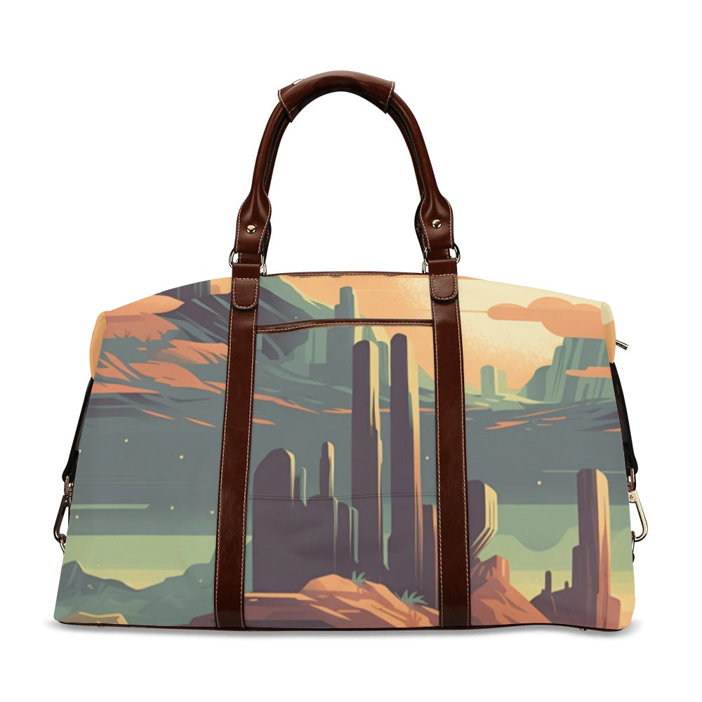 Sunset Canyon Large Western Travel Flight Bag