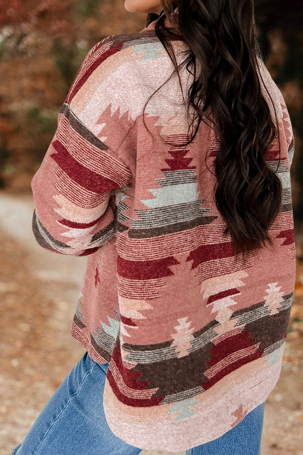 Vintage Western Aztec Print Jacket