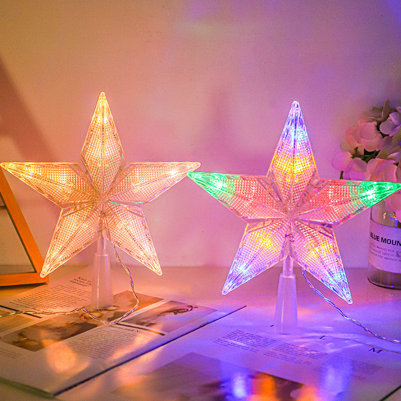 Five-pointed star atmosphere Christmas lights