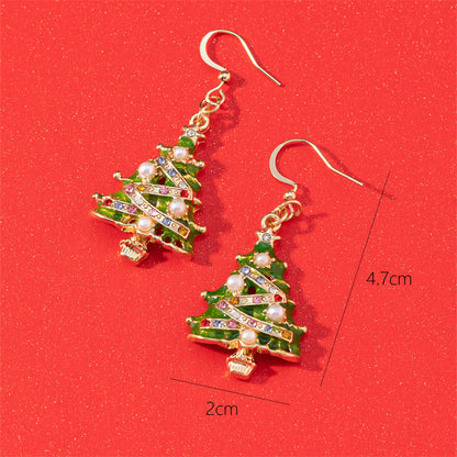 Fashion Creative Christmas Tree Earrings