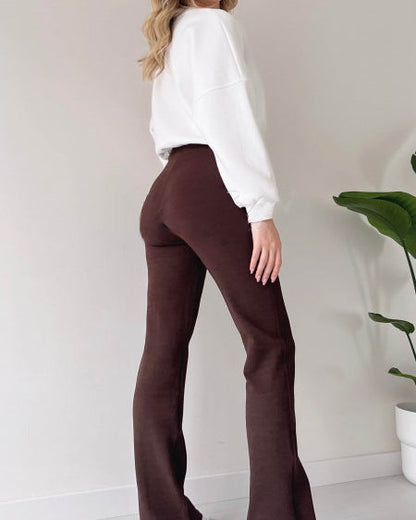 Chestnut Palazzo Trousers