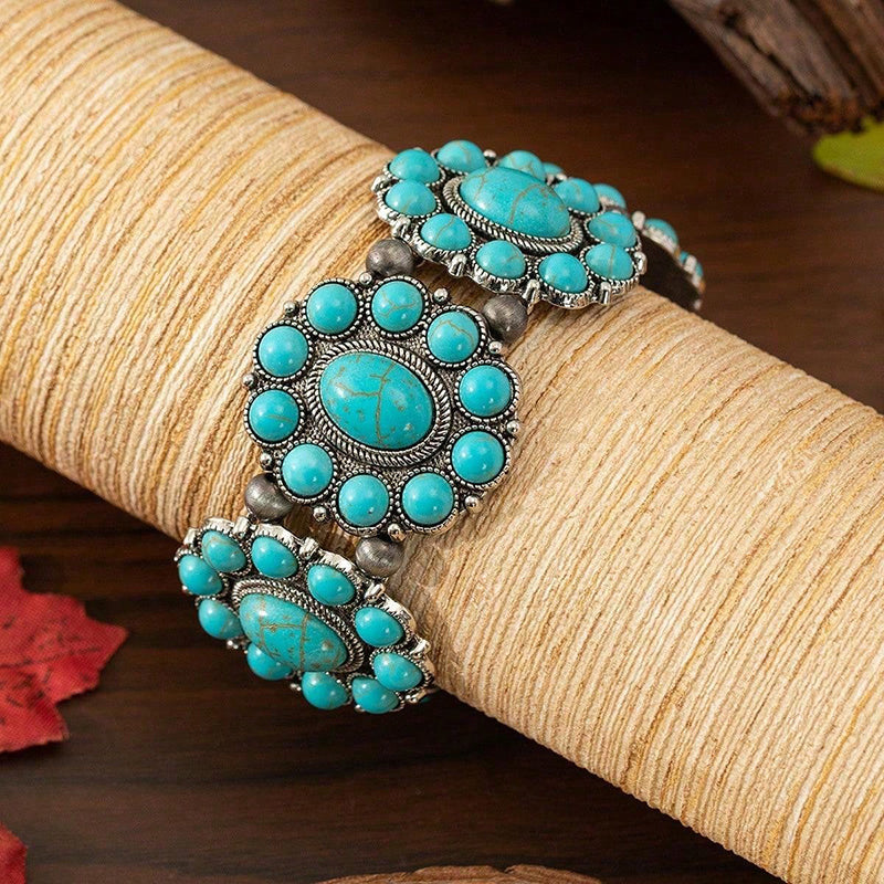 Vintage Ethnic Turquoise Bracelet