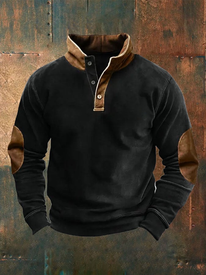 Men's Retro Western Sweatshirt