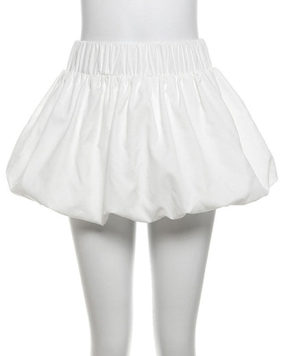 Puffy Cake Bud Mini Skirt