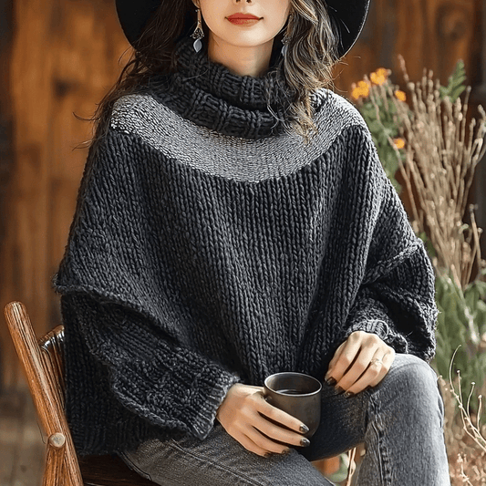 Women's Knitted Elegant Warm Turtleneck Sweater