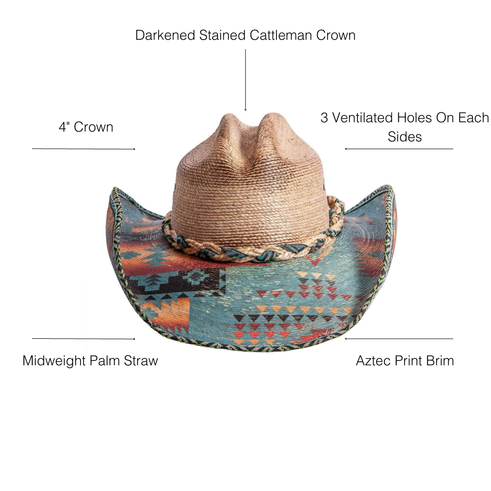 Cassius | Straw Cowboy Hat