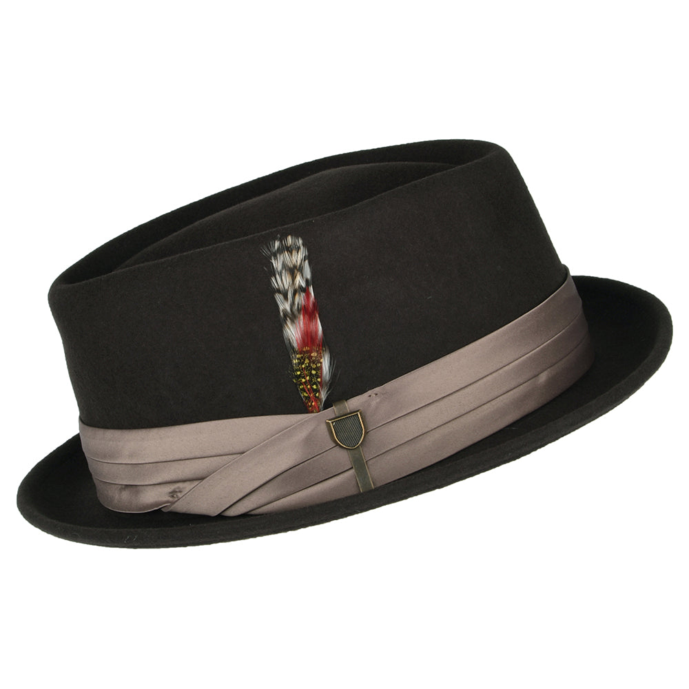 Tienda Brixton Hats Stout Wool Felt Pork Pie Hat - Brown