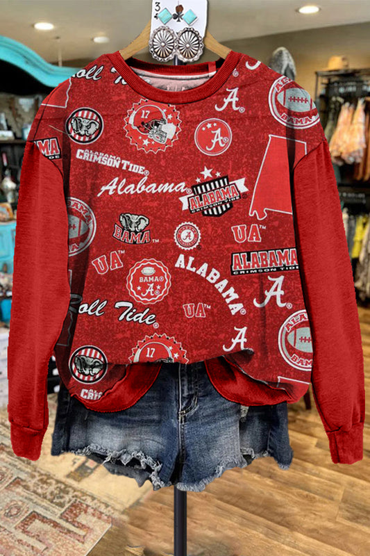 Classic Contrast Alabama Sweatshirt