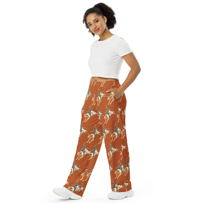 Bull Rider Unisex Wide Leg Pants