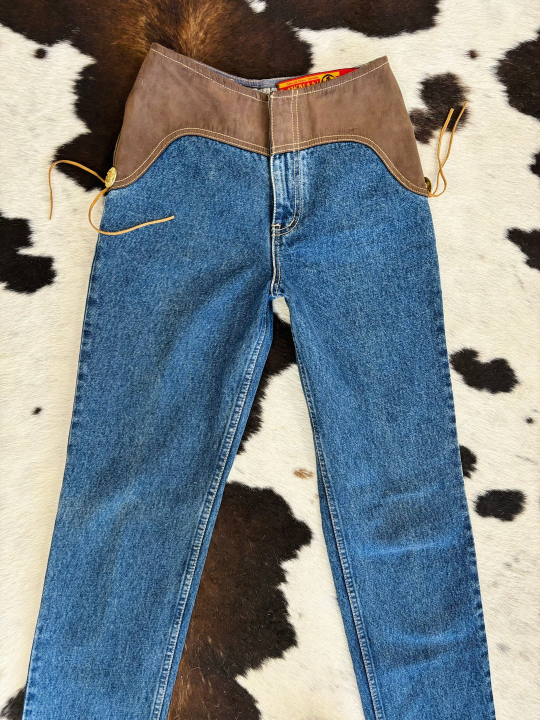 WESTERN VINTAGE DENIM JEANS