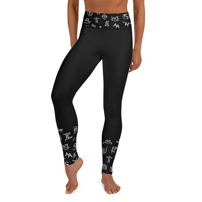 White Cattle Brands Yoga Leggings