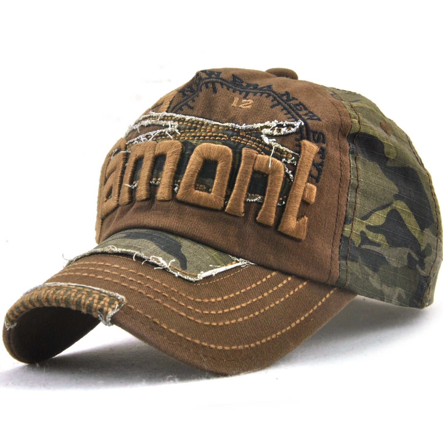 Men & Women Baseball Cap/Camouflage print Outdoor Fitted Hat