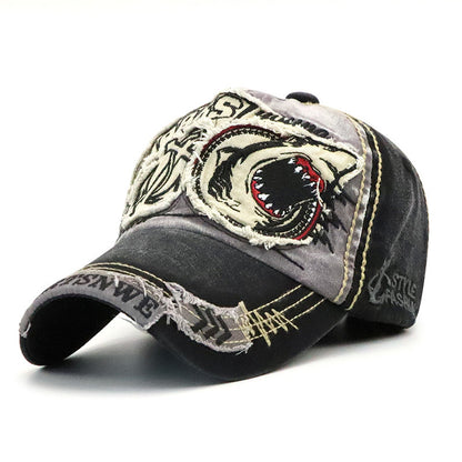 Men & Women Baseball Cap/Shark Outdoor Fitted Hat