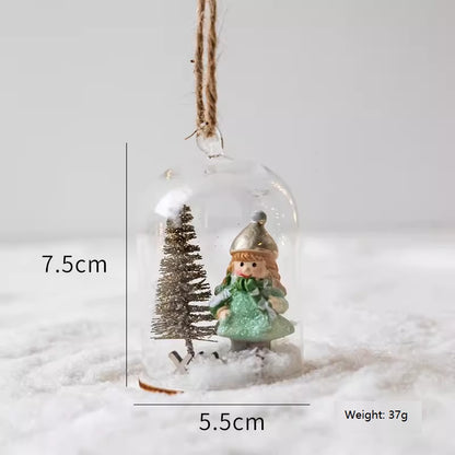 Christmas Luminous Glass Night Light