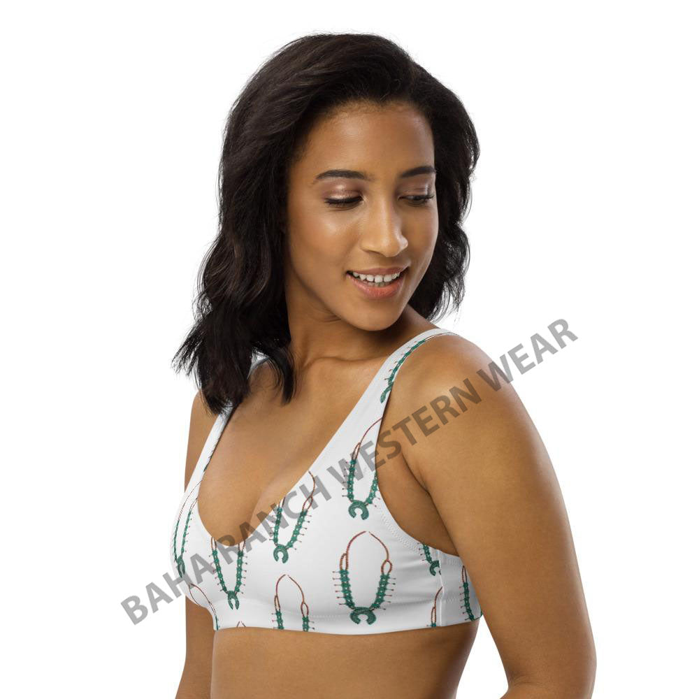 Yeehaw Squash Blossom Bikini Top