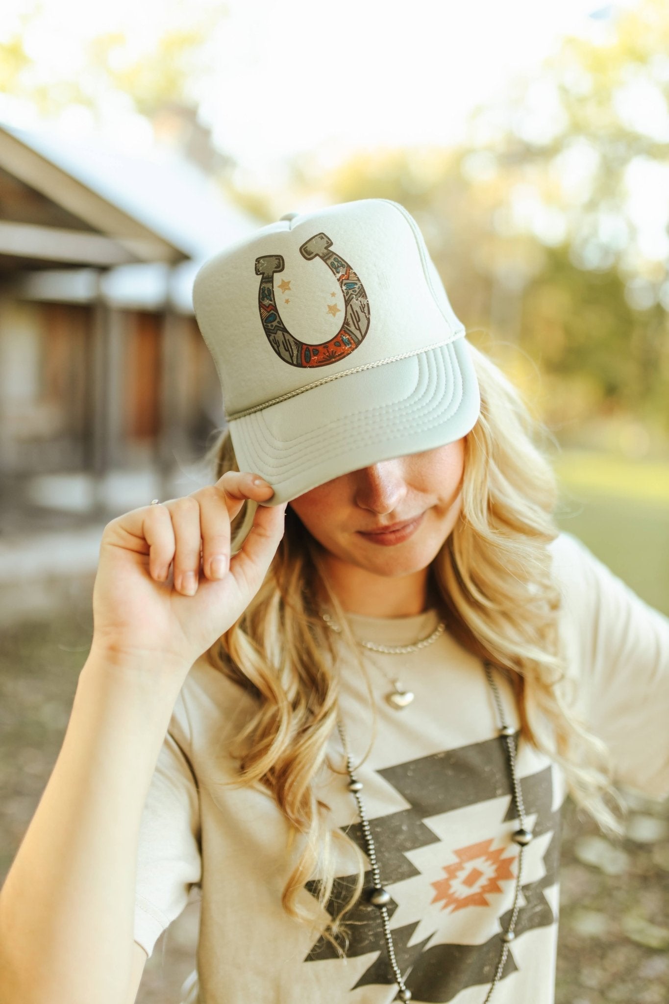 Horse Shoe Trucker Hat