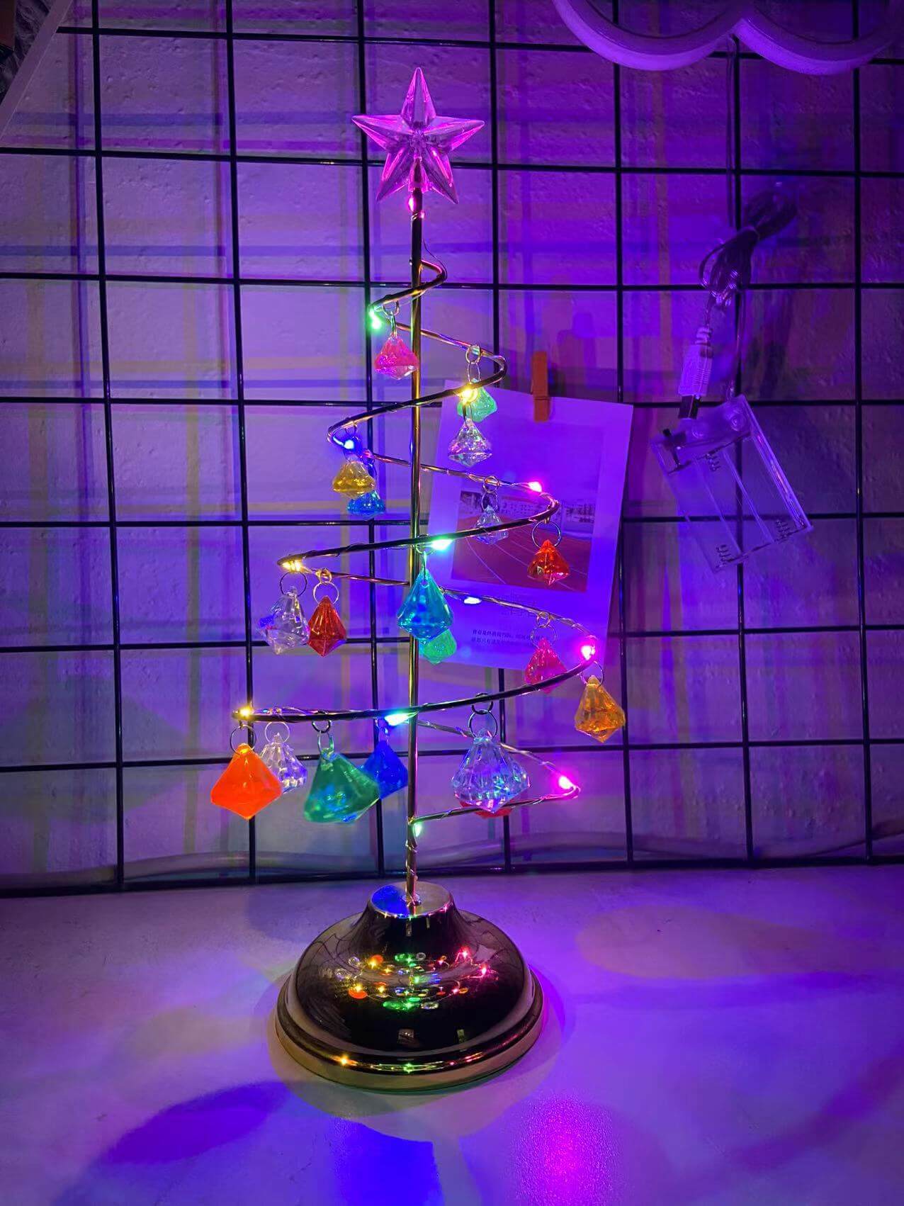 Crystal Christmas Tree Night Light