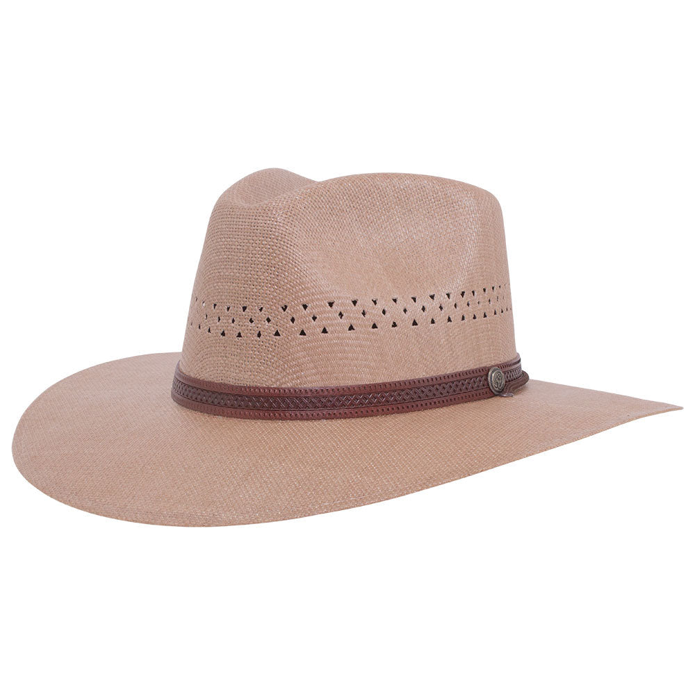 Barcelona - Mens Wide Brim Straw Sun Hat