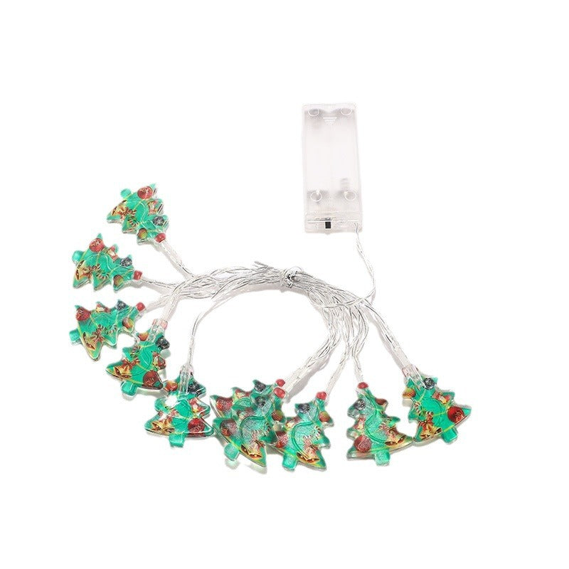 Christmas lights string Santa Claus holiday lights