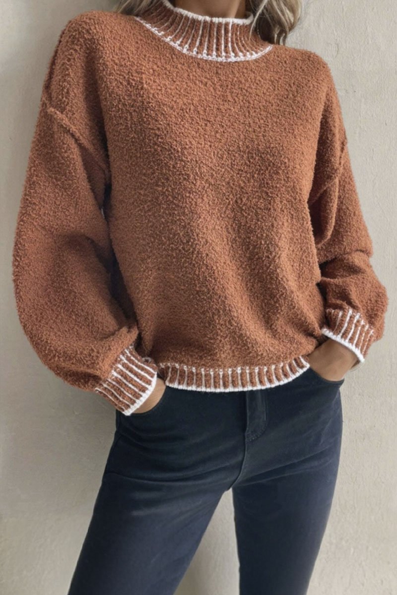 Women's Casual Loose Knitted Sweater