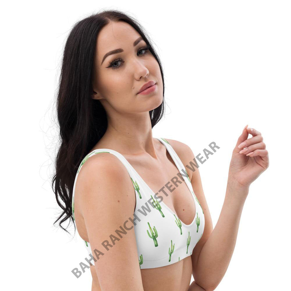 Yeehaw Cactus Bikini Top