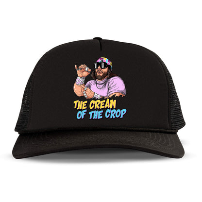 The cream Of the Crop Letter Printed Trucker Hat