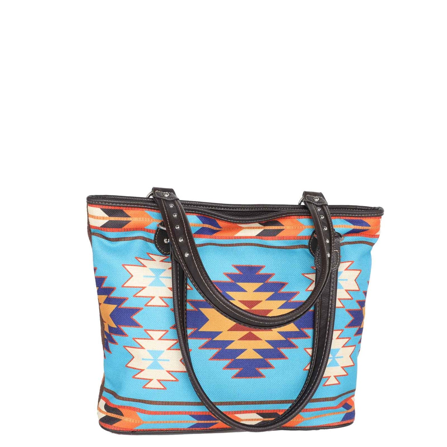 Montana West Aztec Canvas Tote Bag