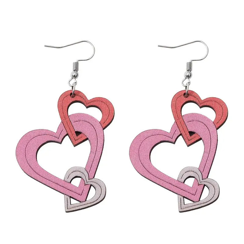 Hollow Heart Earrings