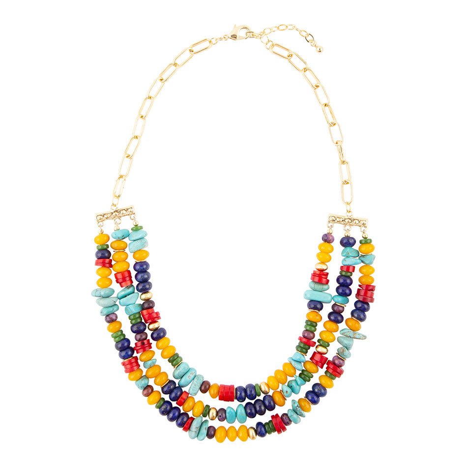 Juicy Multi-Stone Statement Necklace