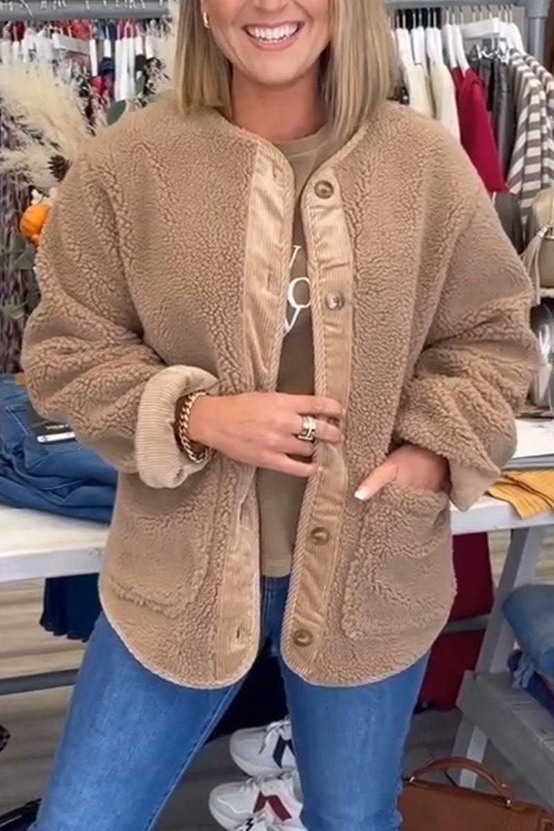 Women's Casual Plush Jacket