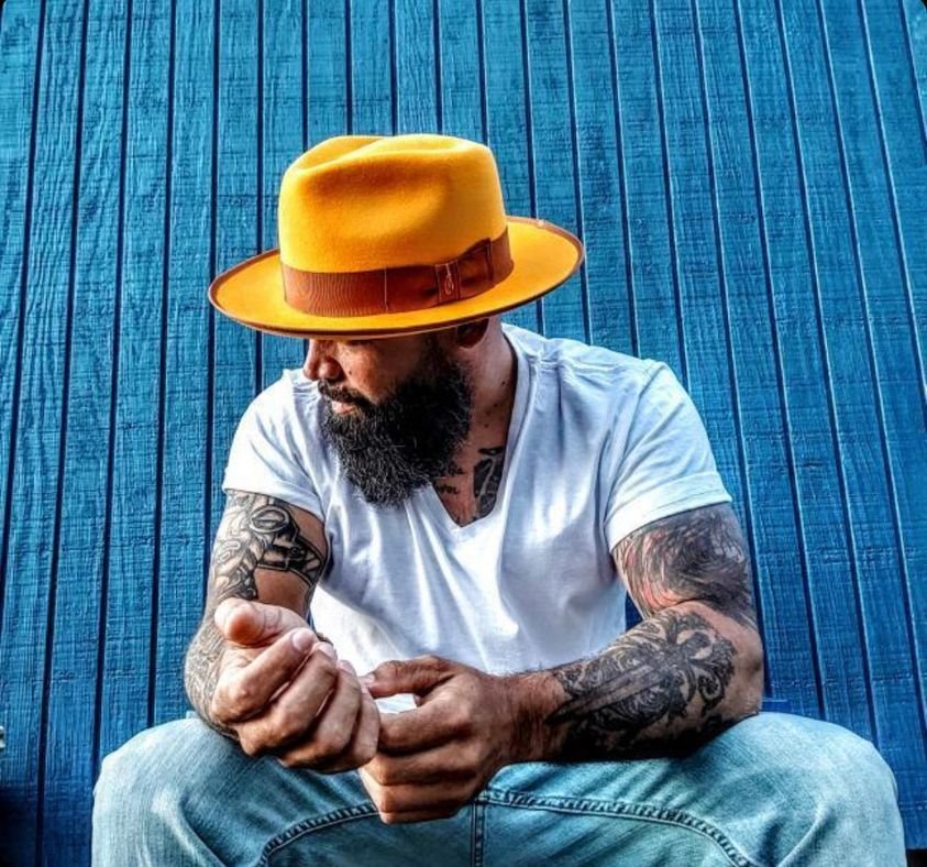 The Fox Fedora-Sunset Orange[Fast shipping and box packing]