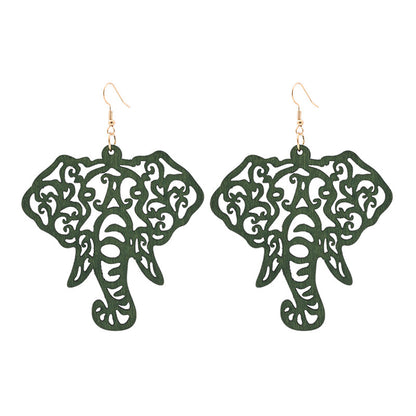 Hollow Elephant Gameday Earrings