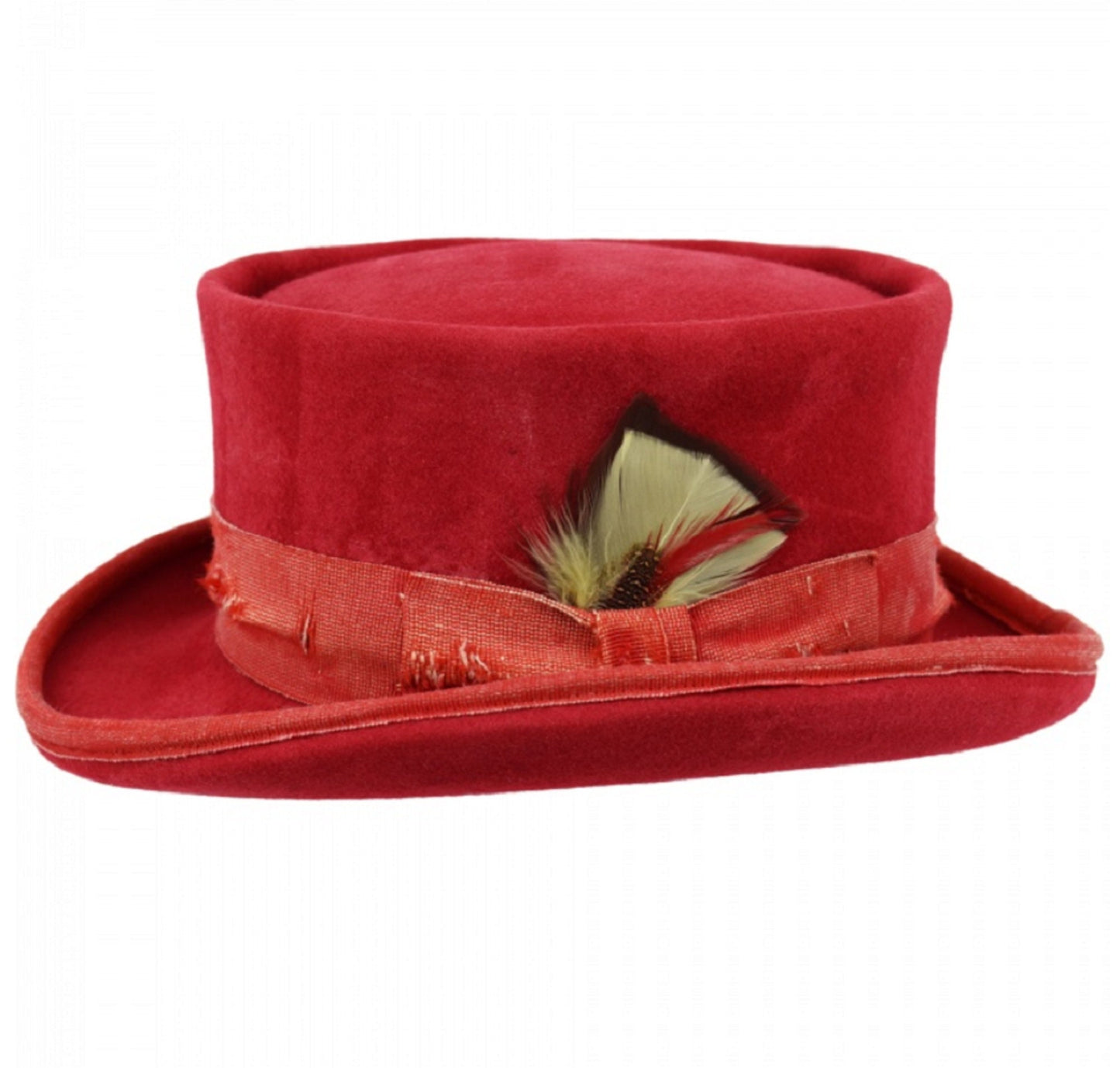 Western Desert Top handmade Sergio Anzani Hatmaker-wine