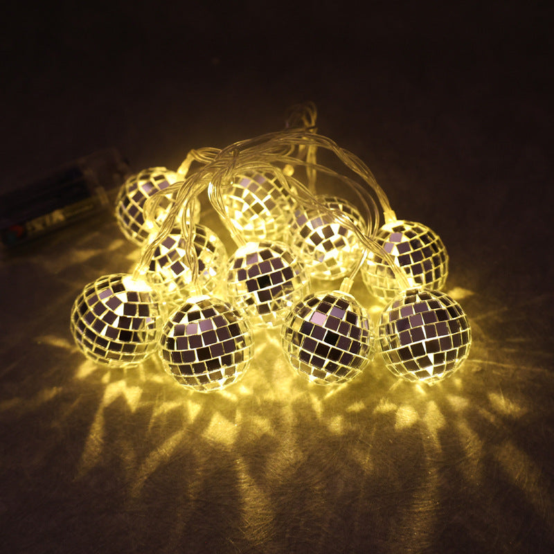 Christmas Disco Mirror ball String Light