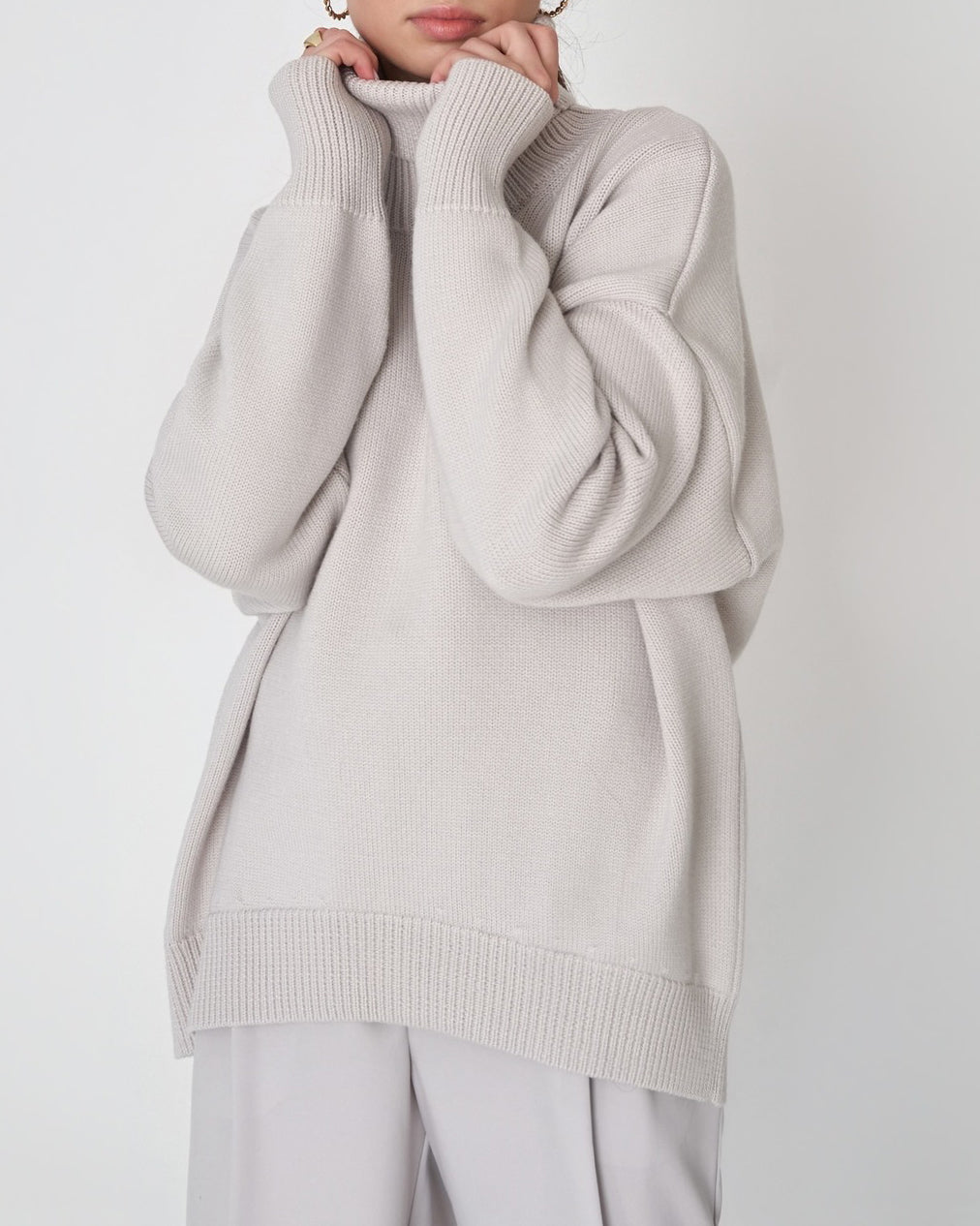 Turtleneck Loose Knit Sweater