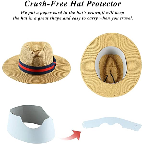 Panama Straw Hats for Men & Women (two Bands)[Fast shipping and box packing]