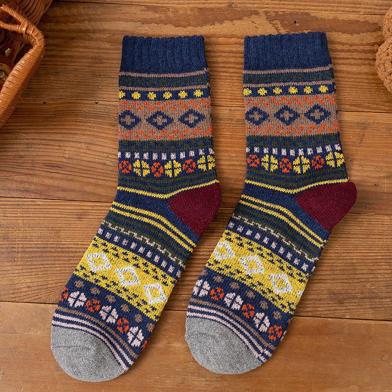 Casual Ethnic Style Mid-calf Socks Cotton Socks