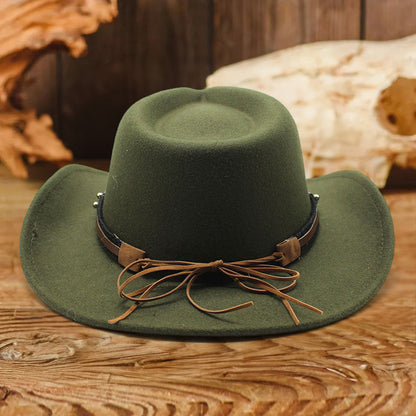 Western Bullhead Felt Cowboy Hat