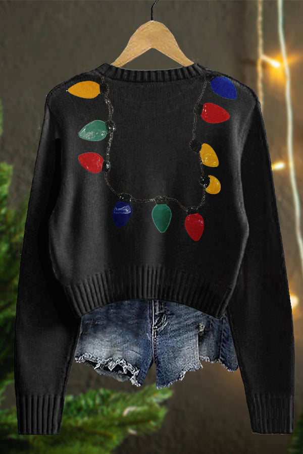 Classic Christmas Lights Sweater