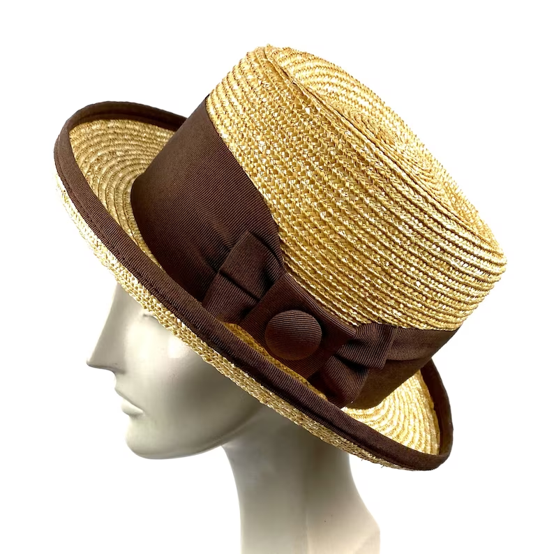 Hercule Poirot’s homburg straw hat