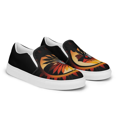 Native Warrior Women__ Slip-on Canvas Shoes