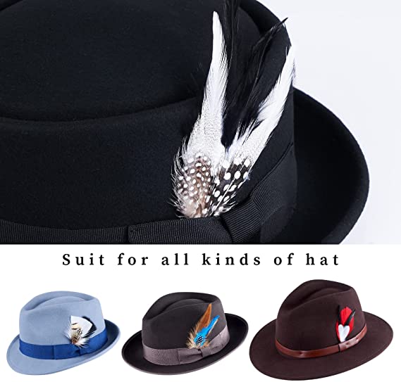 Natural Feather Packs Accessories for Hats