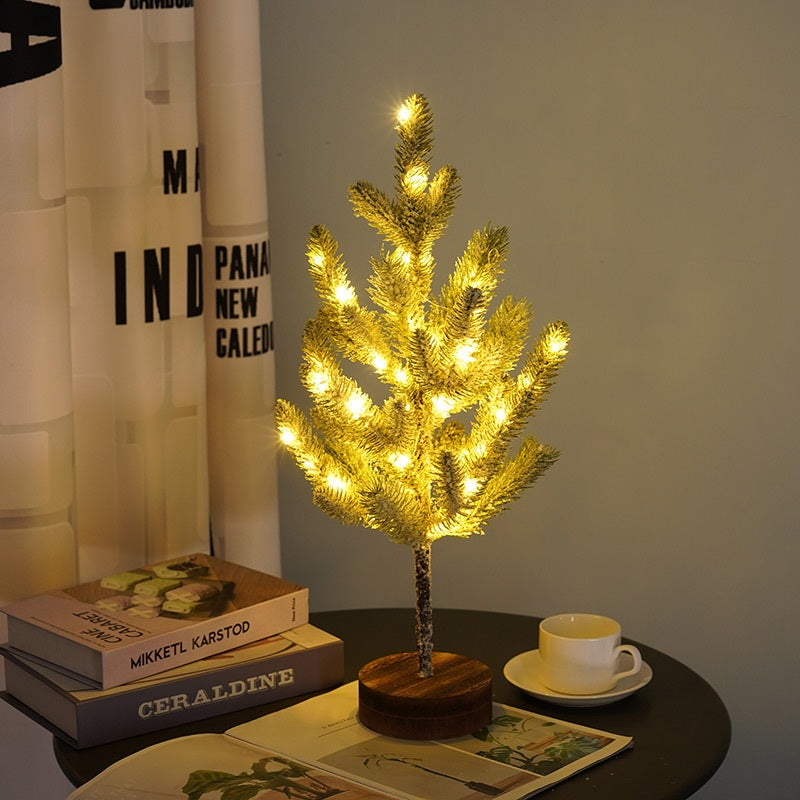 Pine Needle Tree Light LED Christmas Atmosphere Home Decoration Light