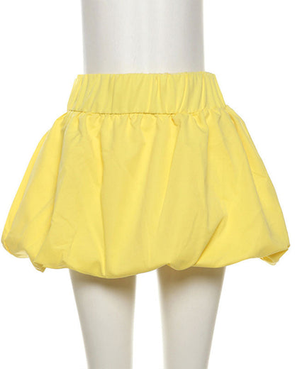 Puffy Cake Bud Mini Skirt