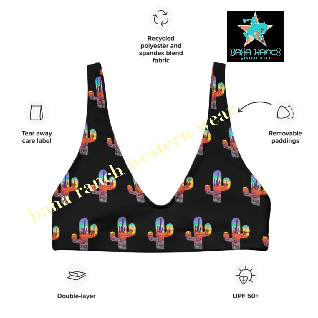 Yeehaw Sunset Desert Bikini Top