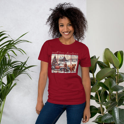 Small Town Christmas Unisex t-shirt