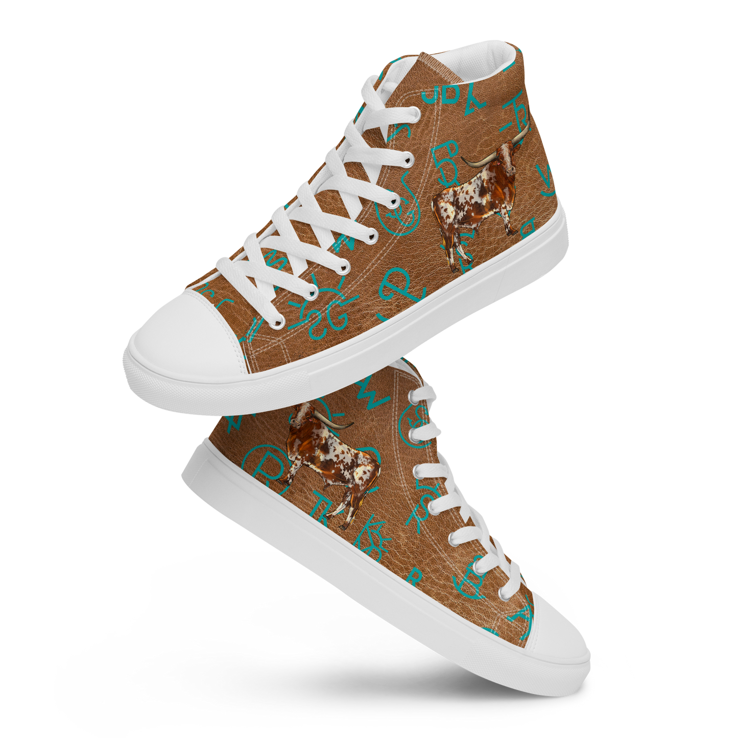 Longhorns & Brands Women__ high top canvas shoes