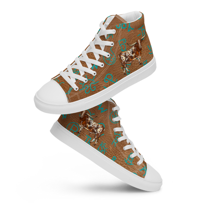 Longhorns & Brands Women__ high top canvas shoes