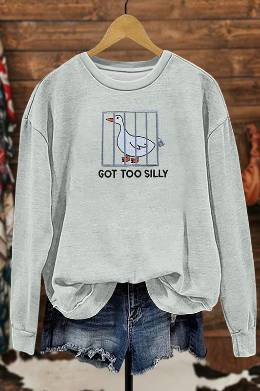 Cute Silly Goose Sweatshirt